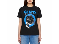 Germs Leather Skeleton T-shirt Unisex Adults Size:m