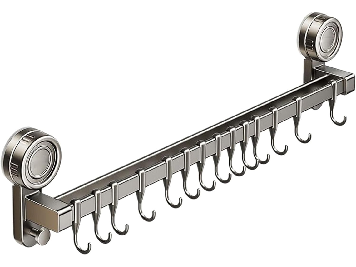 Suporte De Toalhas Com Ventosa, Prateleira - Modelo Resistente