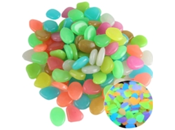 100 Pedras Luminosas Para Jardim E Passagens Decorativas