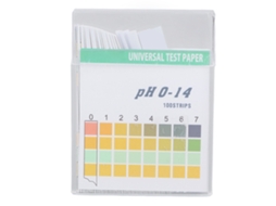 100 Tiras De Papel Ph Profissionais Teste 0-14 Água Solo Cosméticos