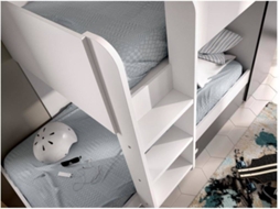 Cama Nido VENTE-UNIQUE Anthony (Cinzento - 90x190 cm)