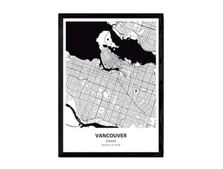 Póster NACNIC con mapa de Vancouver Canada (A3)