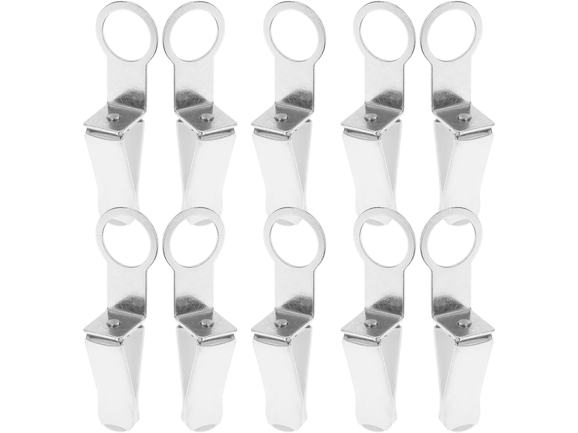 Conjunto de 10 adaptadores de metal para ventilação de carro, fácil instalação.
