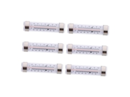 Lurelia Termómetro Para Frigorífico, 6 Unidades, Para Frigorífico E Congelador, Alta Precisão, Visor Fácil Leitura
