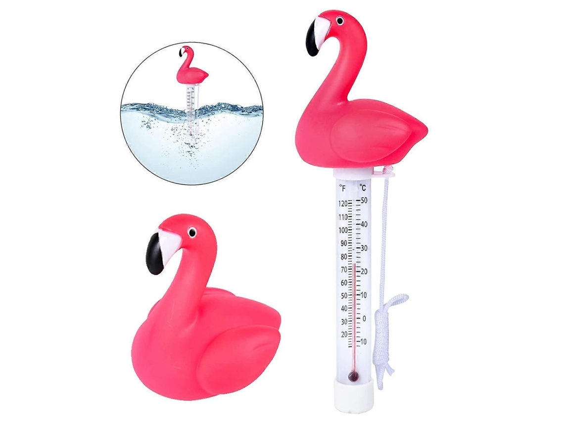 Termômetro Flutuante, Tarifas Flutuantes para Piscina, Tarifa de Água em Formato de Animal de Desenho Animado com Corda GOKOCO