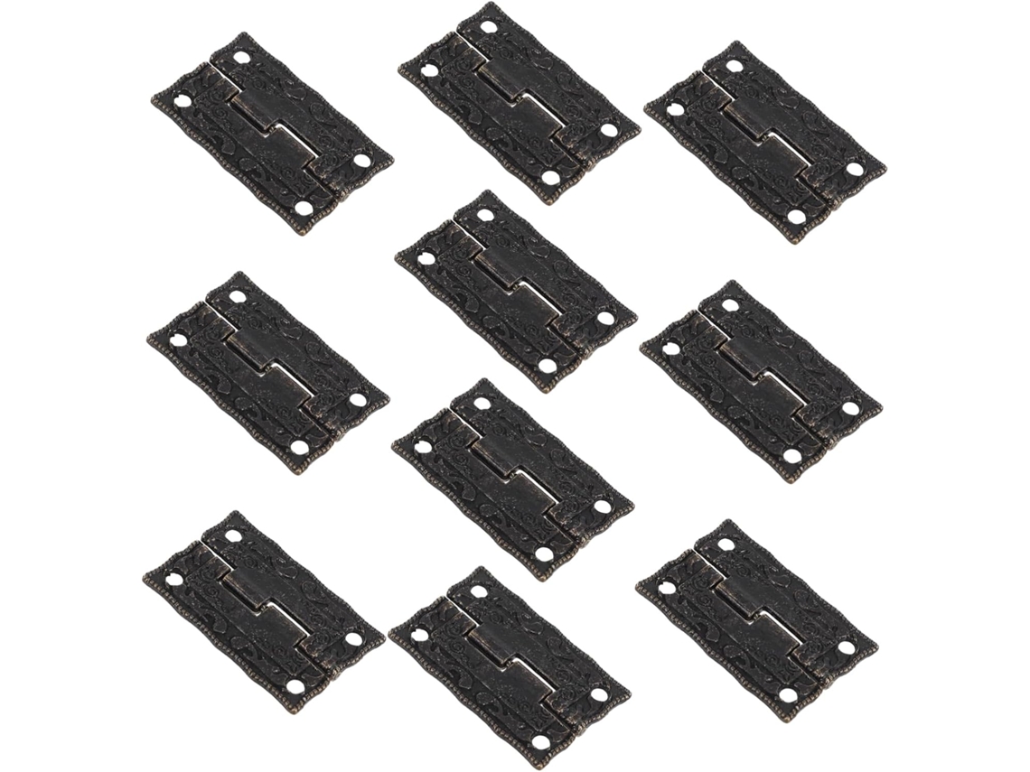 Conjunto De 10 Pequenas Para Caixas, Em Ferro Retrô Joias, Metal,