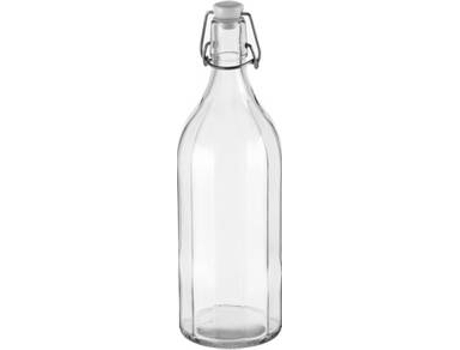 Garrafa quadrada com fecho  Della Casa 1000 ml