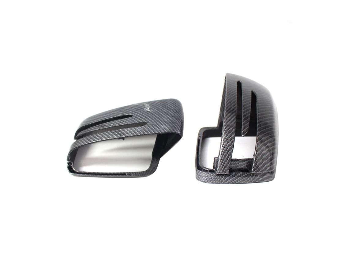1 Pair Carbon Fiber Rearview Mirror Cover For Benz E C-class W212 W204 W221 2009-2013