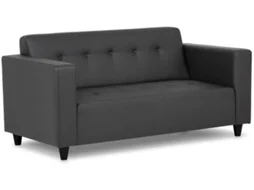 Sofá 3 Lugares BUDWING Pedro Preto - Tecido Tufado (170 x 60 x 79 cm)