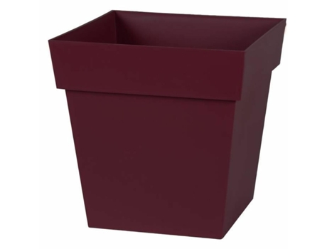 Vaso ECOLUX Toscana Plástico 22 L Vermelho Castanho-Avermelhado