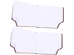 Lote De 2 Carnets De Notes Créatifs De Chocolat Parfumé Papier À Écriture Fluide Couleurs Marron Dégradé
