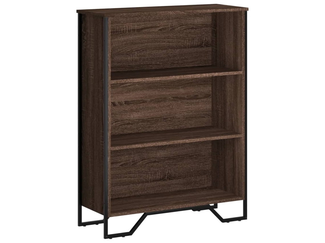 Bookcase, Bookcases Vidaxl Marrom Madeira Processada (n/a)