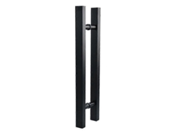 Alça De Porta De Aço Inoxidável, Preto, 500mm, Distância Entre Buracos 300mm, 2 Unidades, Durável E Resistente À Pressão Preto