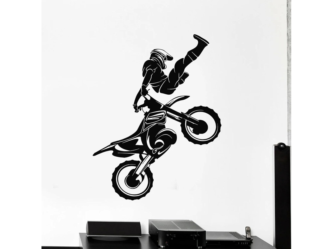 Adesivos Muraux Moto, Vitesse, Esportes Extremos, Curso Moto, Decoração Para Quarto, Garagem