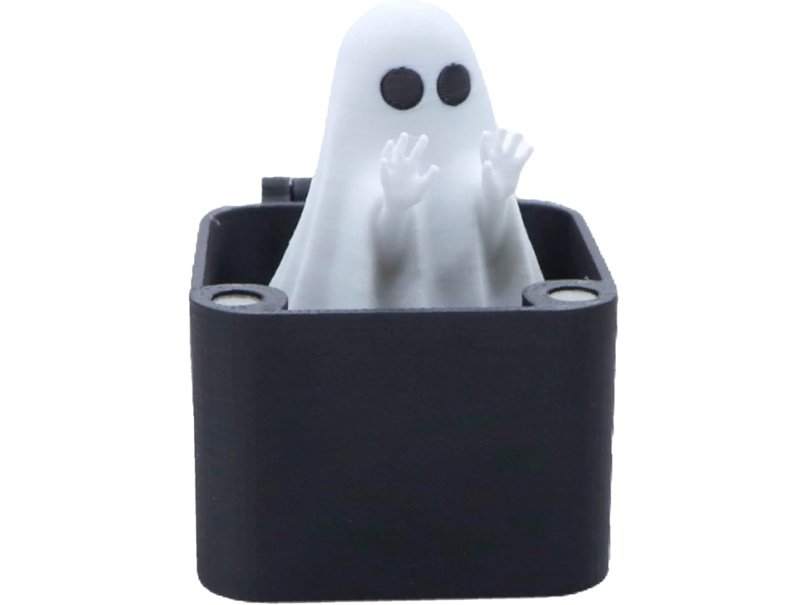 Estatueta De Fantasma, Caixa De Sustos, Brinquedo De Pegadinha Assustador, Pequeno Adereço De Halloween | Com Arrepiante