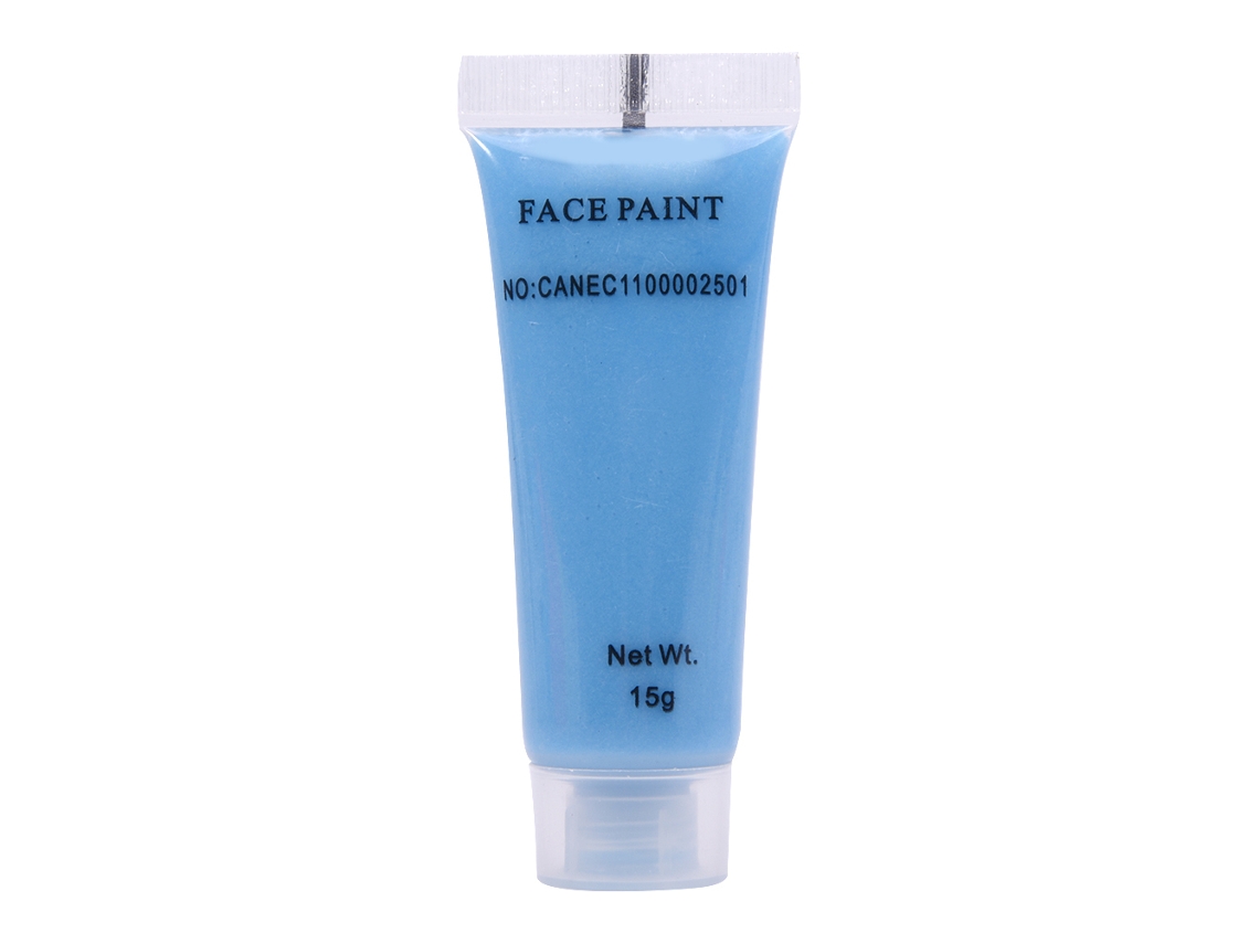 Tinta Corporal Diy Luminescente Fluorescente Azul