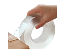 3 Peças De Fita Adesiva Nanométrica De Duas Faces Forte Transparente Acrílica Impermeável Sem Marcas 30mm