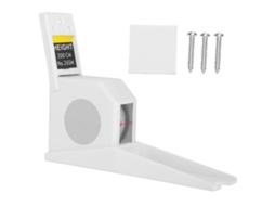 Cinta Métrica Retrátil De 2 Metros Para Medir Altura Herramienta De Medida Manual De Metal Color Blanco
