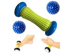 Lurelia Kit De Massagem Para Pés, Rolo E Bola, Fascite Plantar, Tpe, Uso Diário, Relaxamento Casa