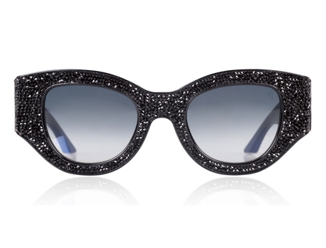 Anna-karin Karlsson Lucky Goes To Vegas Black Crystal 49 Mulheres Óculos De Sol