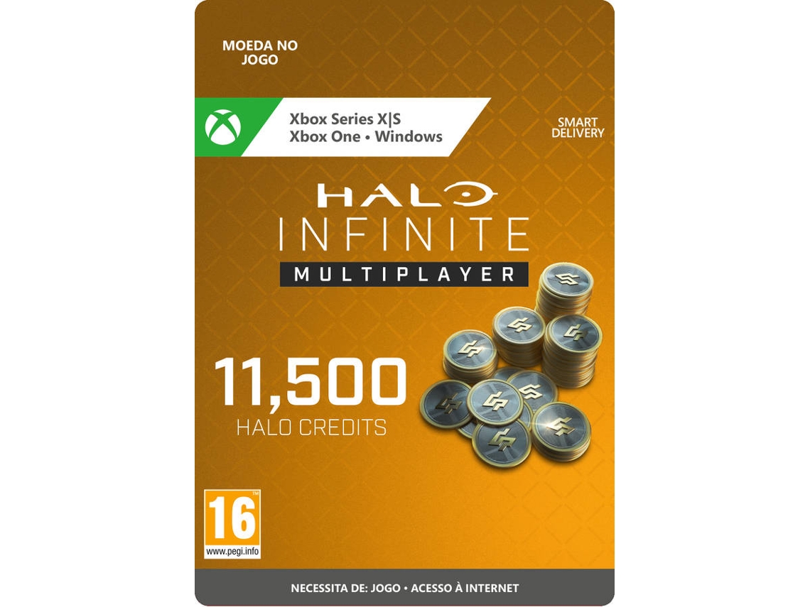 Cartão Halo Infinite 1000 Halo Credits + 1500 Bónus (Formato Digital)
