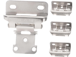 Dobradiças De Ferro Prateado Beauvorty, Conjunto De 4, Com Fechamento Automático, Flexíveis E Resistentes À Deformação