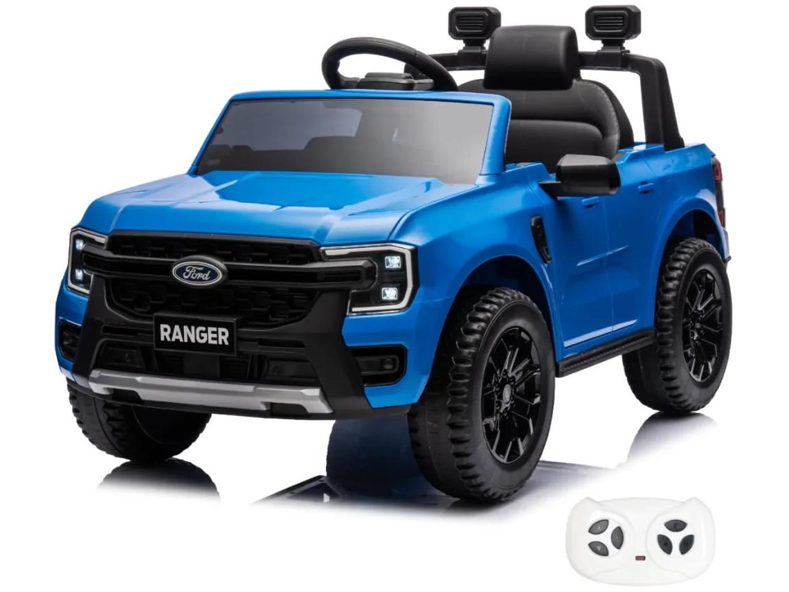 Ford Ranger 12v Carro Elétrico Infantil De 1 A 5 Anos – Veículo Oficial Licenciado Com Bateria De Lítio E Controlo Remoto – Azul