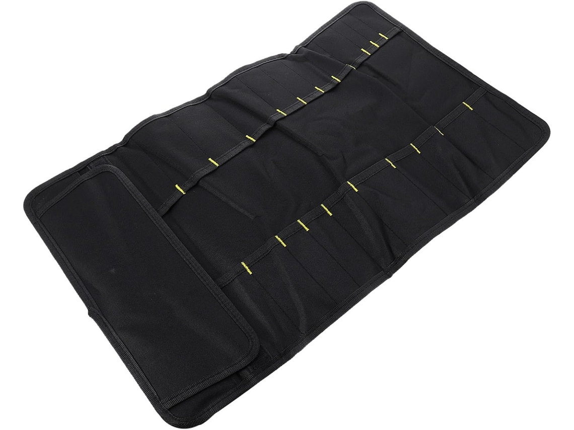 Bolsa Para Facas De Chef Ukcoco Vermelha, Enrolável, Portátil E Leve, Com 22 Compartimentos E Grande Capacidade Para
