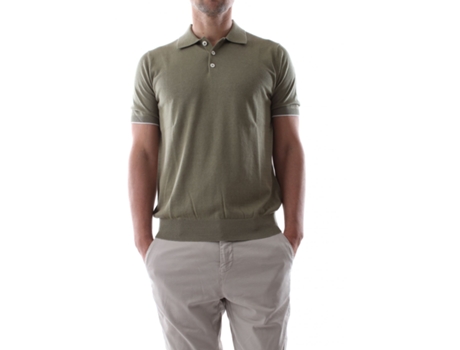 Polo De Homem Jeordies Maglie Mm Rasato Poliéster Verde (l)