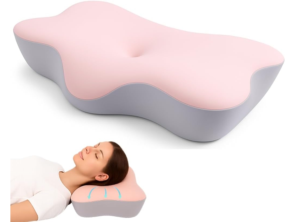 Lurelia Rolo Cervical Em Espuma Viscoelástica, Apoio Para Pescoço, Ref. L1017