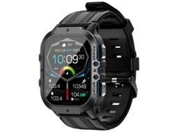 Smartwatch Bestvite com chamadas Bluetooth, assistente de voz, monitoramento de saúde feminina e modos multiesportivos, azul