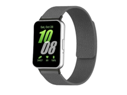 Pulseira De Silicone Magnética Macia Com Textura De Lichia Para Samsung Galaxy Fit3