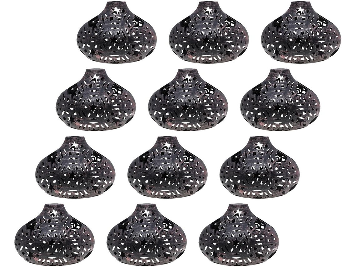 Pacote com 12 Lâmpadas Vintage Mm de Plástico Leve. SFUSHOS