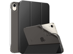 Lurelia Capa Protetora Para Ipad 9ª 2021 / Ipad 8ª 2020 / Ipad 7ª 2019 Preta (10,2 Polegadas), Anti-queda, Suporte Dobrável
