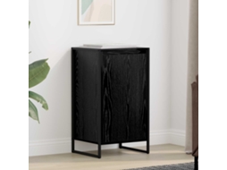 Vidaxl Buffet Carvalho Preto 43 X 36 X 75,5 Cm Derivados De Madeira