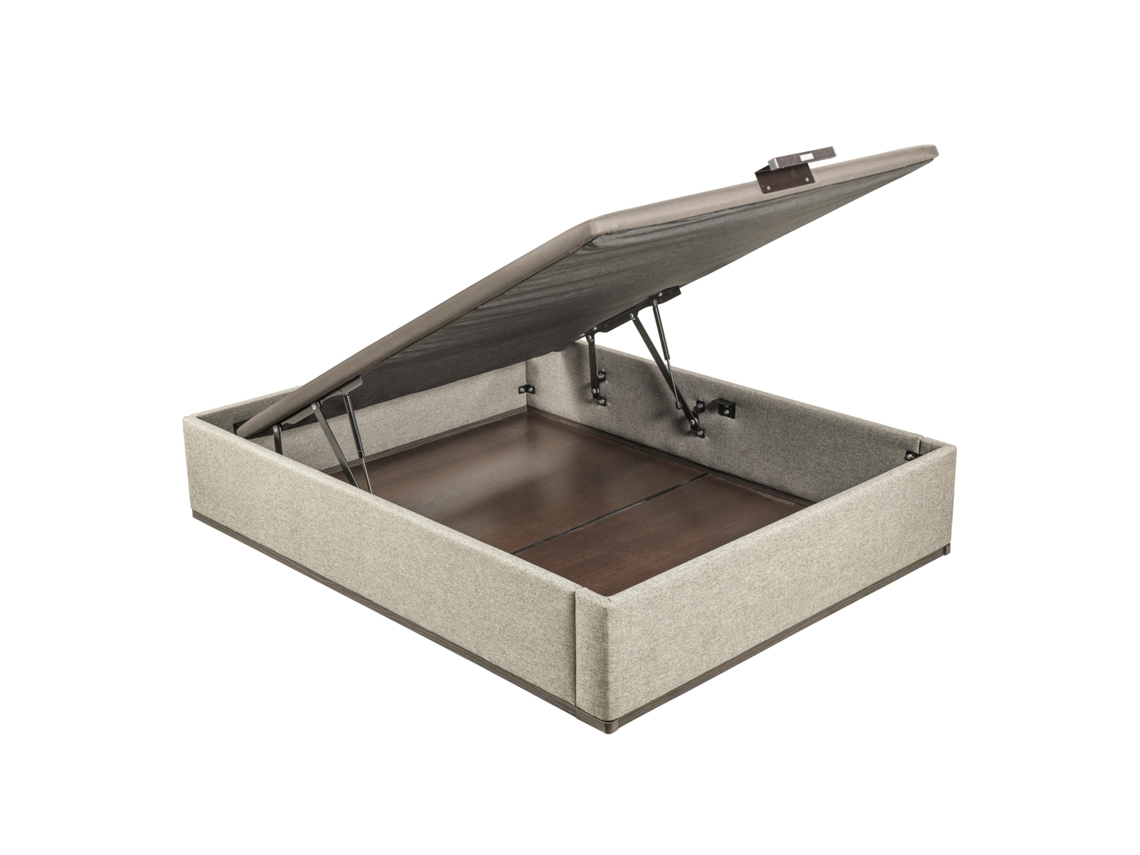 Sommier com Arrumação Forrada PIKOLIN Design - 105x200cm (35 Cm de Altura - Ash)