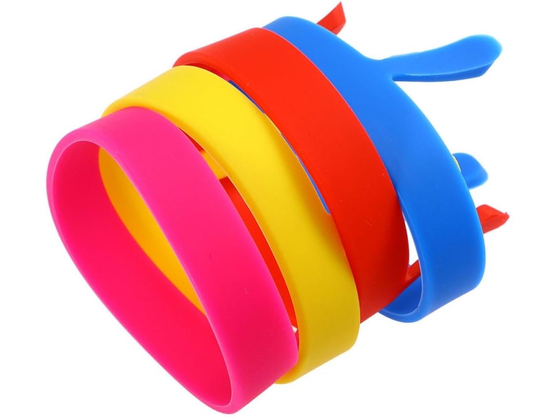 Conjunto de 6 peças de silicone Doitool com formatos redondos e núcleos sortidos.