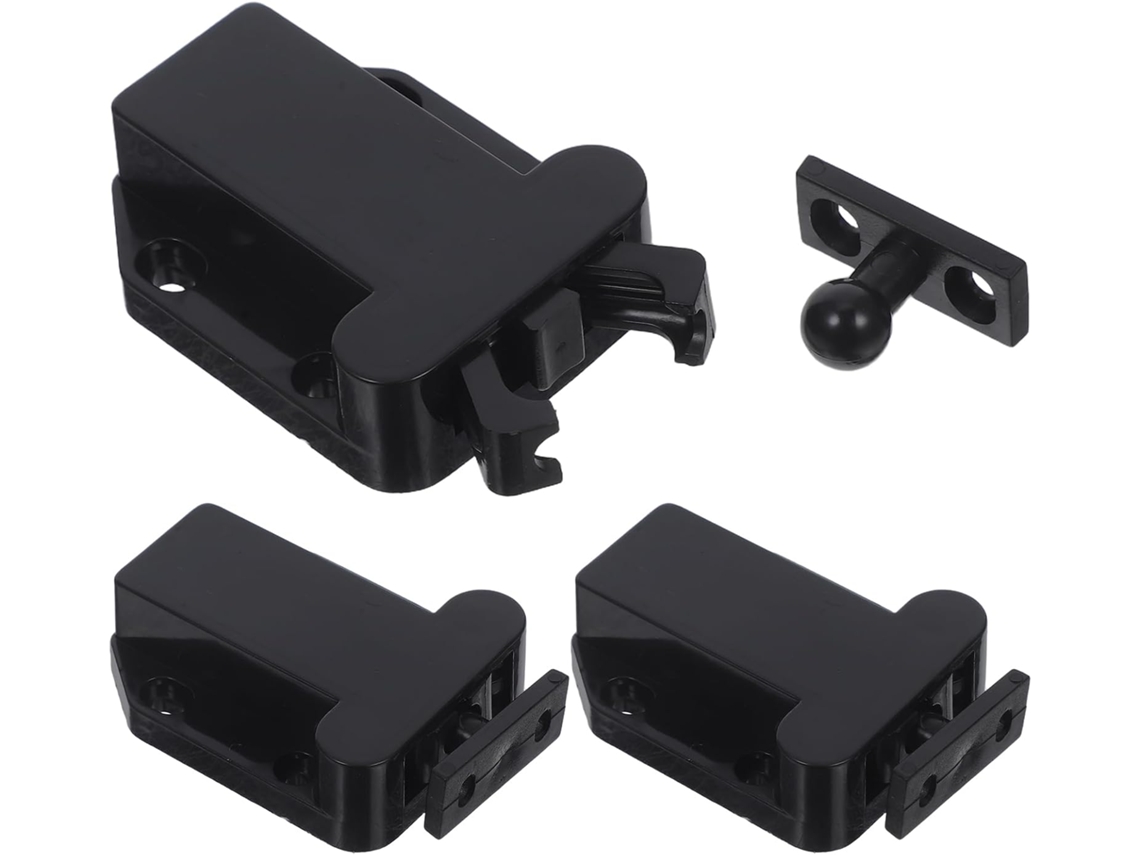Conjunto De 3 Travas Magnéticas Invisíveis Com Retorno Automático