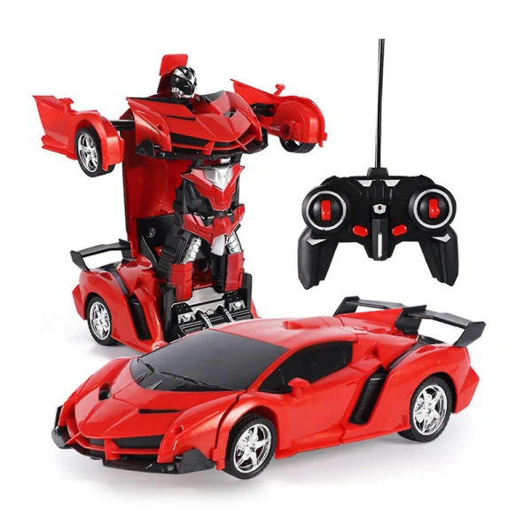 Carro Robô Transformador De Brinquedo Com Controle Remoto, Carro Leve E Durável, Presente Para O Dia Das Crianças Aquaforge