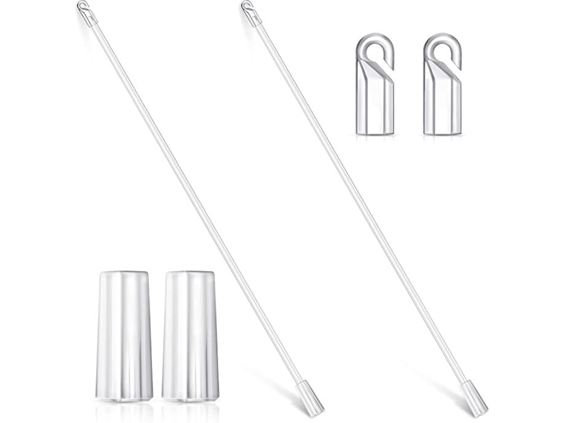 Varão De Persiana Vertical De 17 Polegadas(43 Cm) Em 2 Peças, Peça De Reposição Para Persianas