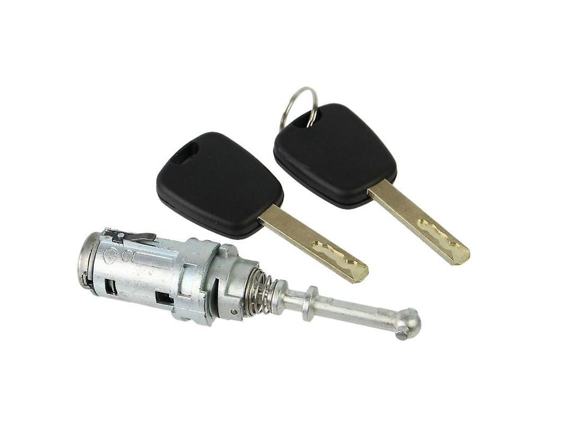 Cilindro De Fechadura Da Porta Dianteira Esquerda Para Citroen C2 C3 2002-2010 Com 2 Chaves