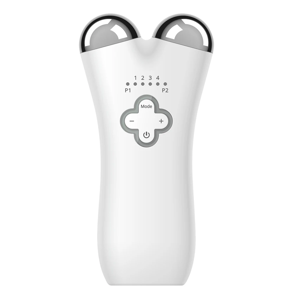 Massageador De Rolos 3d (branco) Para Lifting Facial E Remoção De Rugas