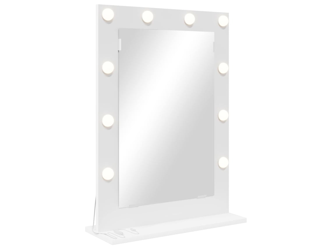 Espelho de Vaidade Retangular Branco 70 X 50 X 18 Cm HARLANV1