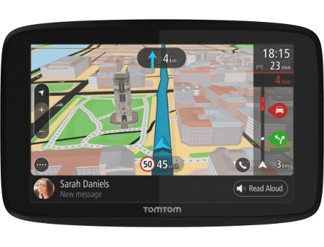 Sistema de Navegação 6'' TOMTOM GO620 — Mapa Mundo | 44 países | 1h de autonomia