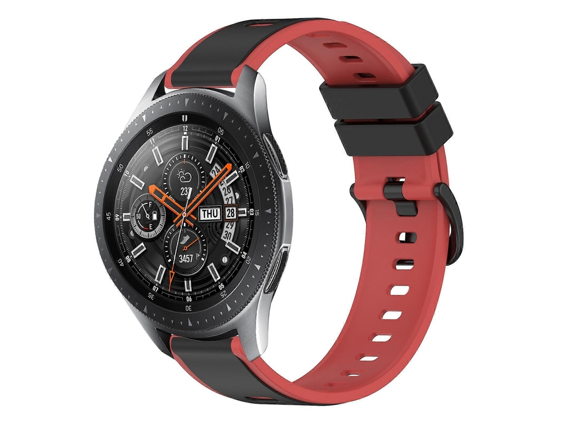 Pulseira De Silicone Bicolor Para Samsung Galaxy Watch 46mm 22mm