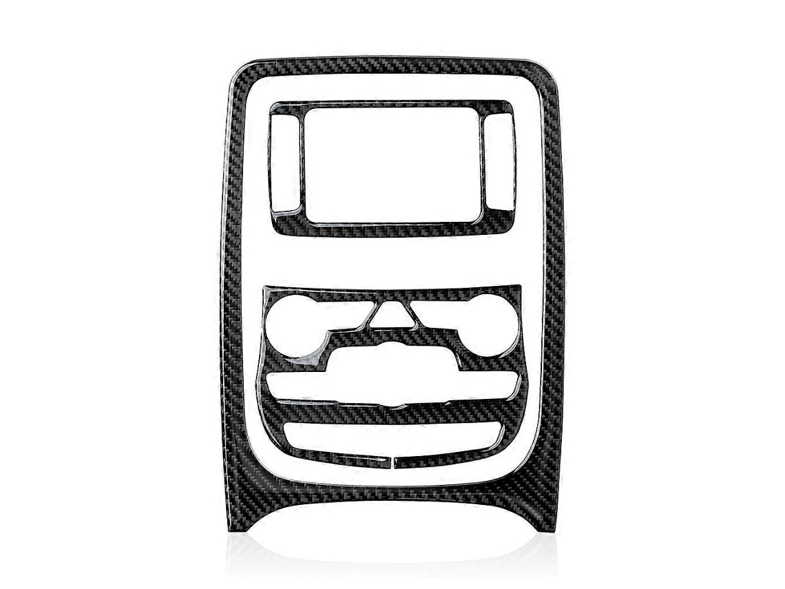 Painel De Ajuste Da Tomada De Ar Condicionado Do Console Central Para Dodge Durango 2014-2017 - Acessórios Internos Em Fibra De Carbono