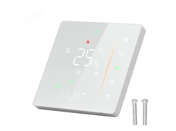 Termostato Inteligente WiFi Programável com Controle por App para Aquecimento de Piso Branco 95 240V Tuya S/MARCA