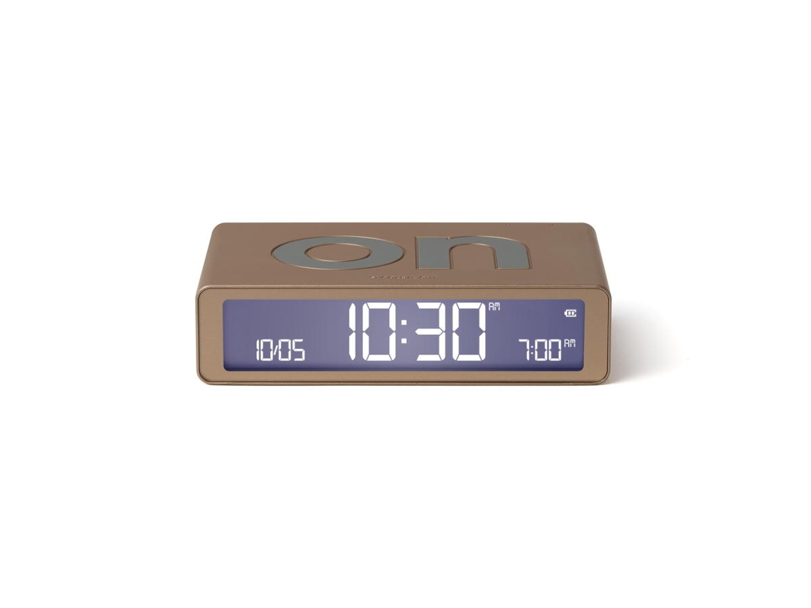 Despertador LEXON FLIP Classic (Dourado)