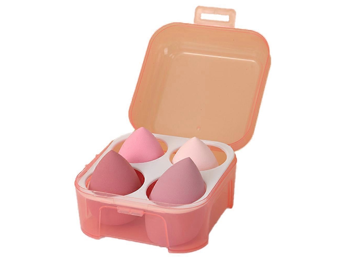 Conjunto De Esponjas De Maquiagem Qqdd 4 Esponjas De Base Profissionais, Compatíveis Com Cremes, Pós E Líquidos. Everley891