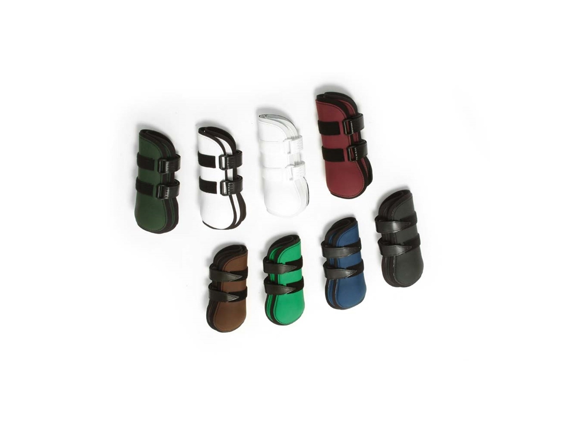 Botas de Proteção para Cavalos RACING TACK Unisexo (1 - Plástico - Multicor)